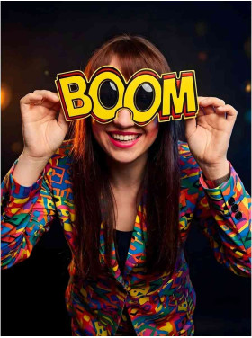 Карнавальные очки - Boom